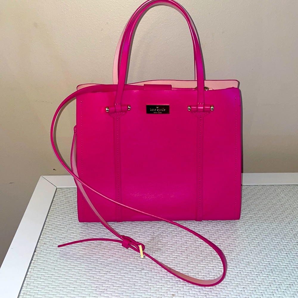 Kate Spade Fuchsia Pink with light pink interior